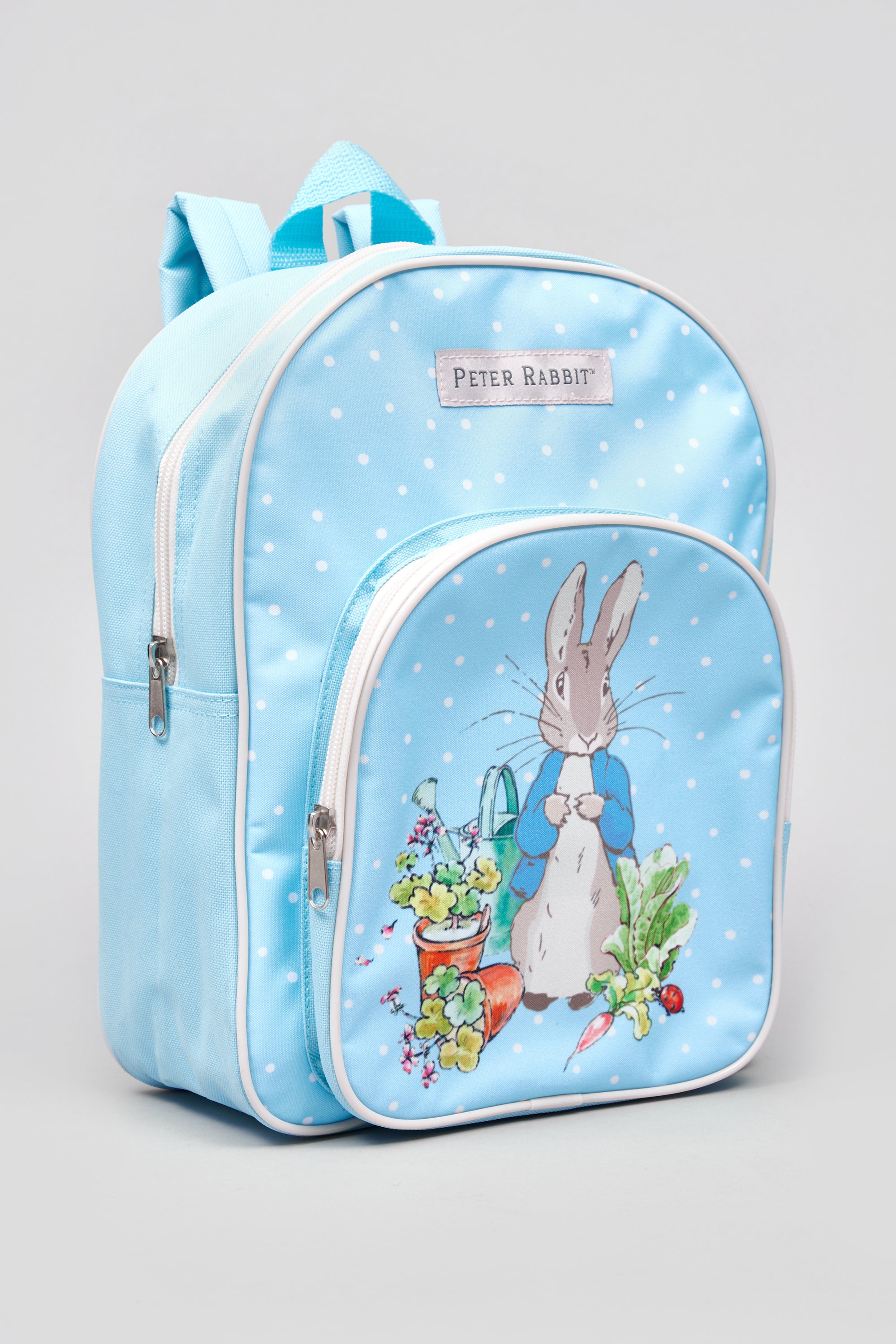 PETER RABBIT BLUE POLKA DOT CLASSIC ARCH BACKPACK