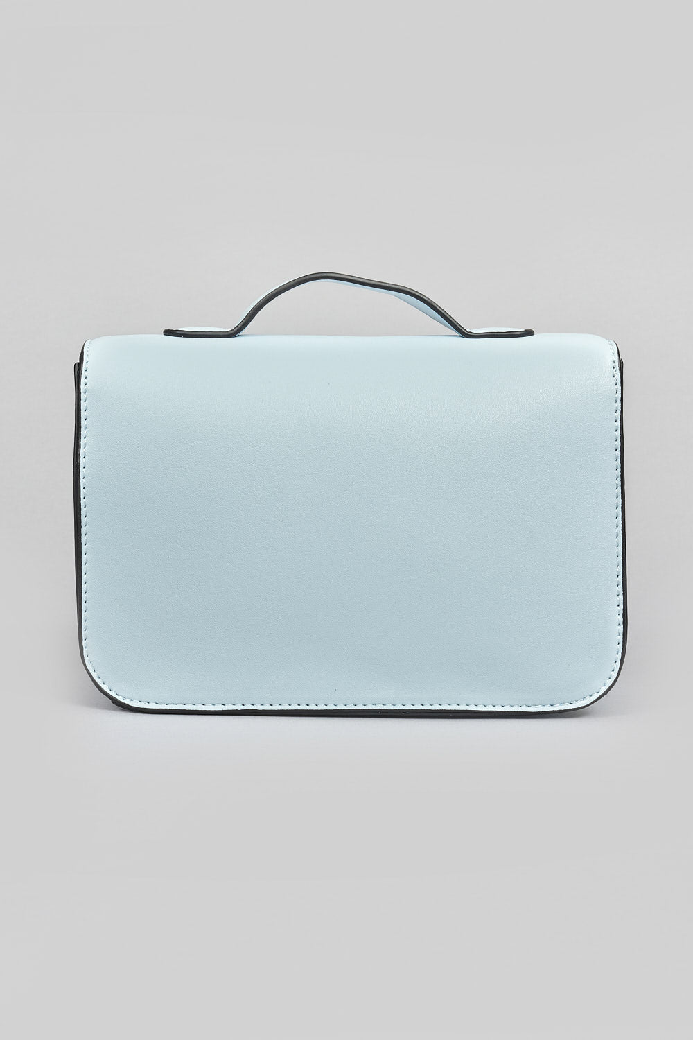 STITCH PU CROSS BODY SATCHEL