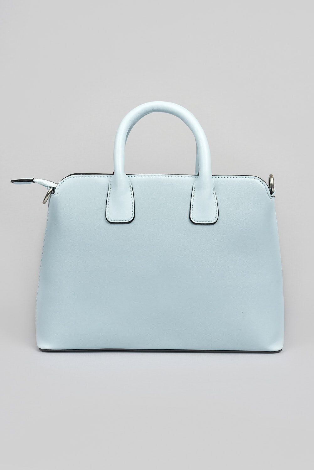 STITCH PU STRUCTURED HANDBAG