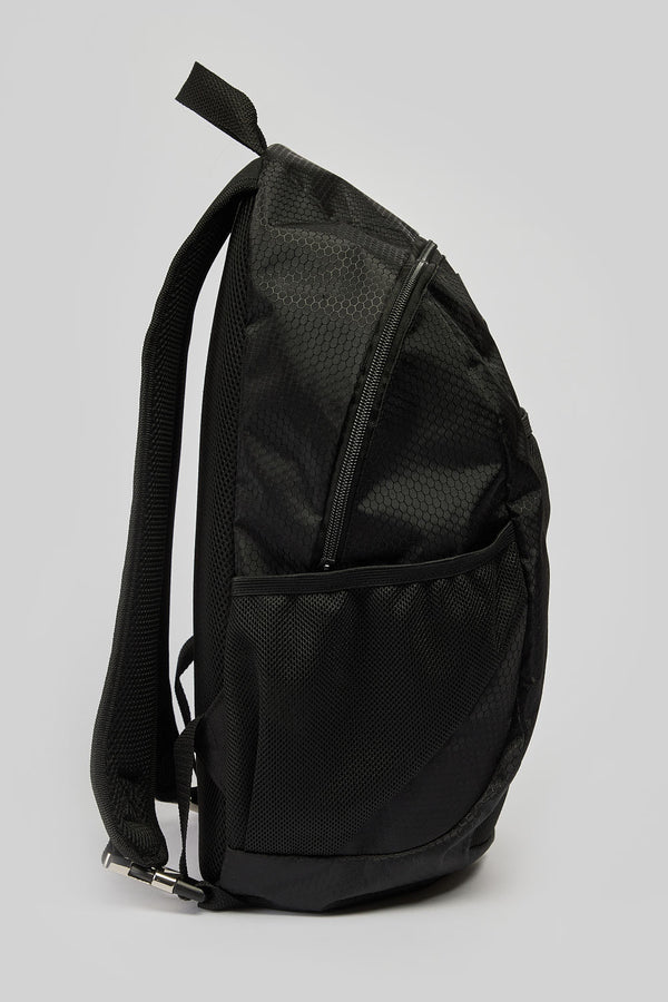 Pocket front geometric backpack best sale