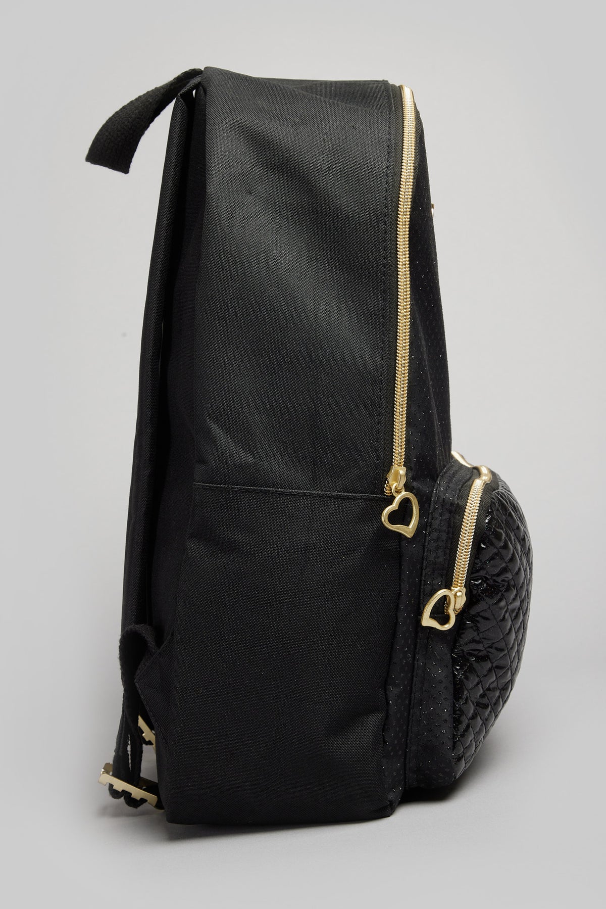 AW24 GIRLS GLITTER/HIGH SHINE PU POCKET BTS BACKPACK