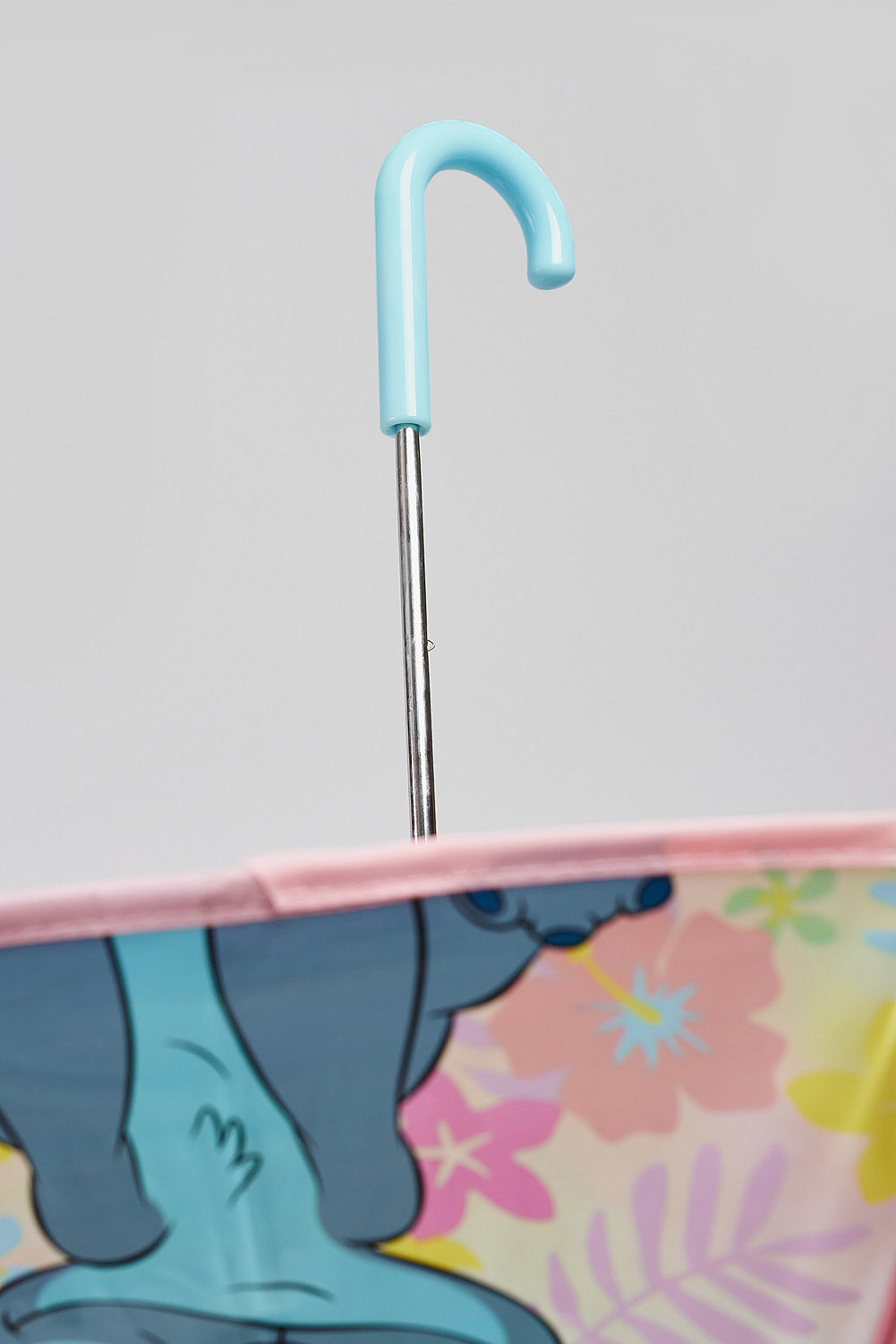 STITCH PINK BLUE FLORAL UMBRELLA