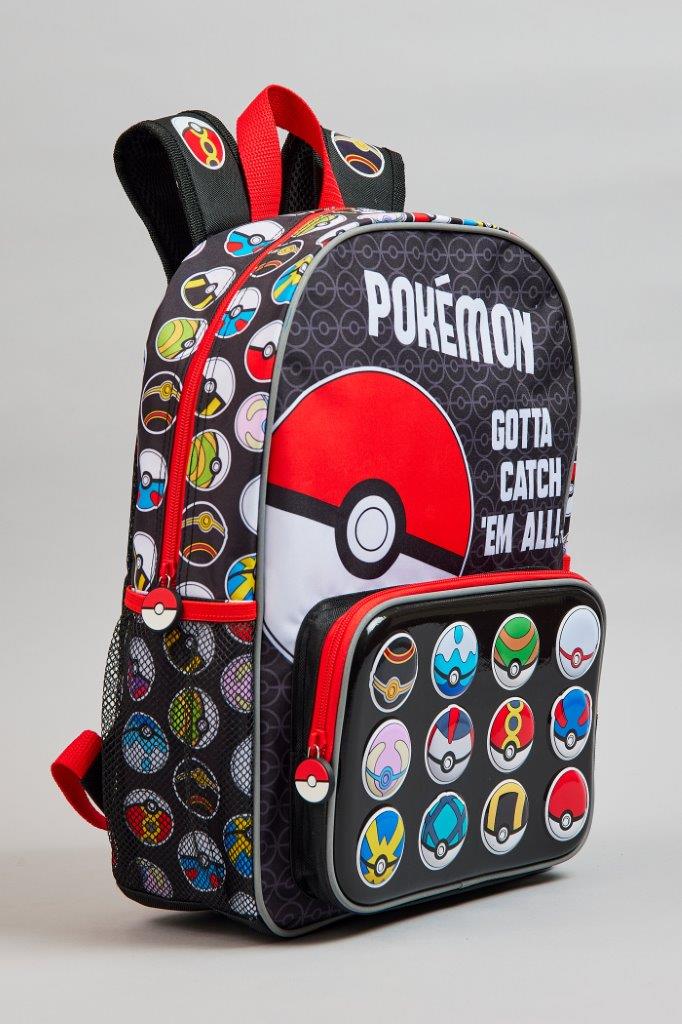 POKEMON POKEBALL MOULDED POCKET BACKPACK