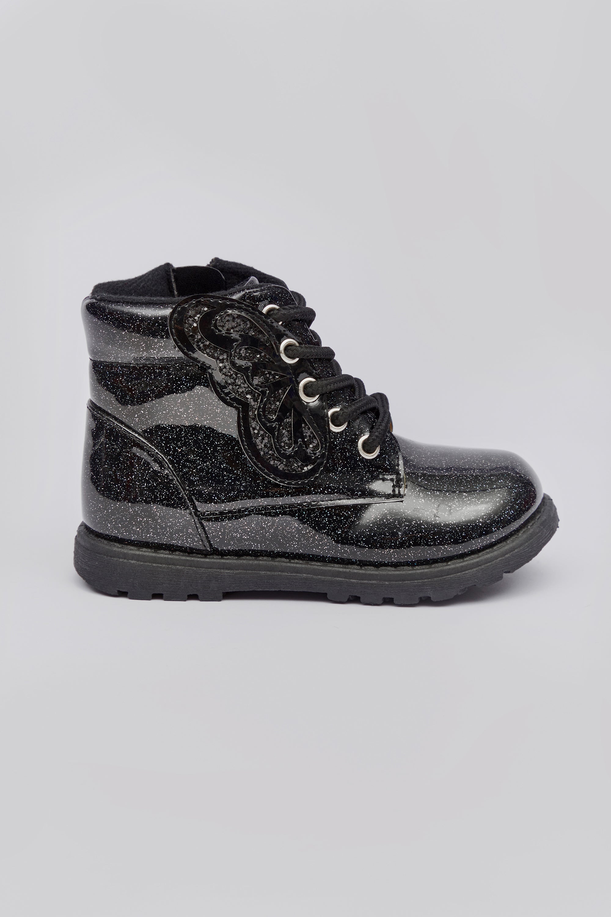 POLETA BUTTERFLY WING LACE UP BOOT