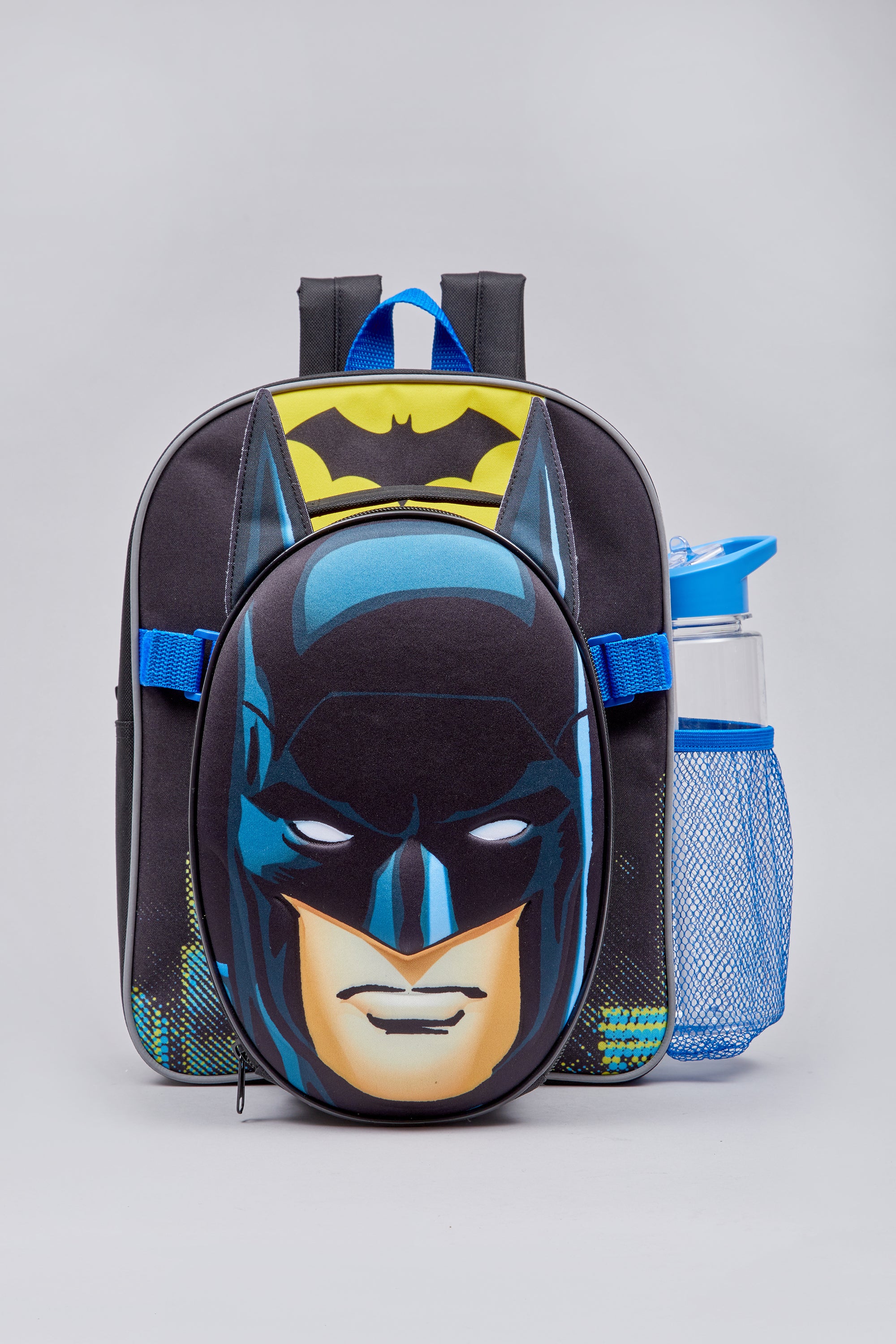 PRESTON BATMAN BACKPACK WITH LUNCH BAG AND WATER BOTTLE SET
